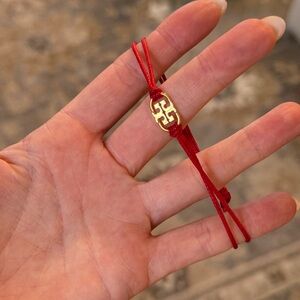 Tory Burch Red String Bracelet